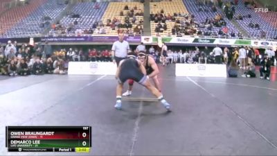 197 lbs Placement Matches (16 Team) - Owen Braungardt, Grand View (Iowa) vs Demarco Lee, Life University