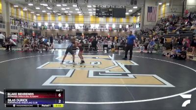 82 lbs Round 1 - Blake Behrends, Ironhawk Wrestling Academy vs Silas Durick, Powerhouse Wrestling Club