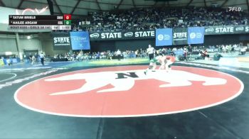 Girls 3A 140 lbs Champ. Round 2 - Tatum Briels, Snohomish (Girls) vs Hailee Argaw, Ridgeline (Girls)