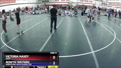 145 lbs Round 4 - Victoria Maxey, NATF vs Rowyn Wiltgen, Wrestling With Character