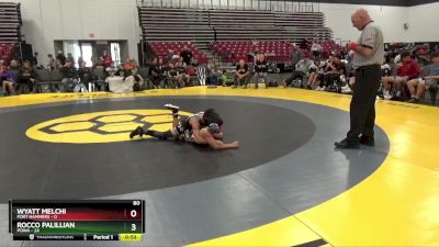 80 lbs Semis & 1st Wrestleback (8 Team) - Rocco Palillian, POWA vs Wyatt Melchi, Fort Hammers