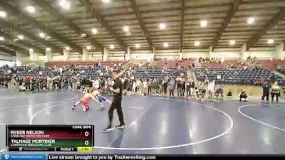 106 lbs Cons. Semi - Ryker Nelson, Syracuse Wrestling Club vs Talmage ...