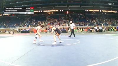 D4-106 lbs Cons. Round 3 - Jackson Domanski, Holton vs Mike Clingan, Mancelona