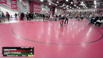 140 lbs Champ. Round 1 - Yanni Sanchez, Santa Ana vs Daenna Covarubias, Walnut