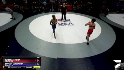 100 lbs Round 1 (16 Team) - Daniel Barajas, LAWA-FR vs Shawn Price, KTWA-FR