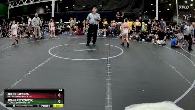 64 lbs Placement (4 Team) - John Cambra, Mat Assassins Black vs John Petrovcik, Florida Scorpions