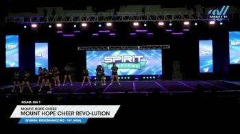 Mount Hope Cheer - Mount Hope Cheer Revo-lution [2025 L2 Performance Rec - 14Y (NON) Day 1] 2025 Spirit Fest Grand Nationals