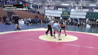 126 lbs Cons. Round 2 - Damian Arreola, Granite Hills vs Quan Nguyen, Arroyo