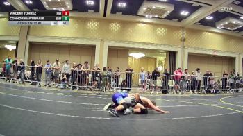 132 lbs Consi Of 32 #1 - Vincent Torrez, Fighting Squirrels WC vs Connor Martindale, Bayfield