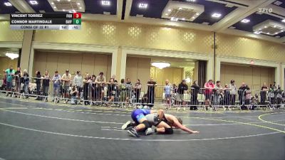 132 lbs Consi Of 32 #1 - Vincent Torrez, Fighting Squirrels WC vs Connor Martindale, Bayfield