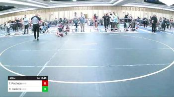 46 lbs Quarterfinal - Tazio Pacheco, Brighton WC vs Celine Hashmi, SoCal Hammers