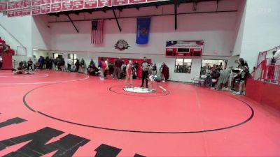 JH 126 lbs Cons. Round 4 - Lainey Brauer, Mustang JH vs Emersyn Sims, Yukon JH