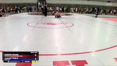 150 lbs Quarterfinal - Carson Roark, Moberly Kids Club Wrestling vs Chance Ruble, Missouri