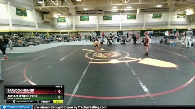 100 lbs 7th Place Match - Aydan Schmeltzer, Belle Fourche Broncs vs Braydon Munier, Sturgis Youth Wrestling