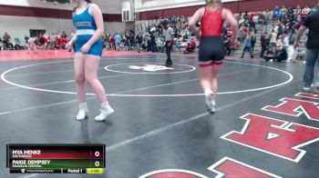 135 lbs Round 2 - Mya Menke, Southridge vs Paige Dempsey, Franklin Central