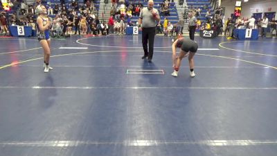 100 lbs Quarterfinal - Jocelyn Adkins, Cabell MIdland-WV vs Carly Jox, Mt. Lebanon