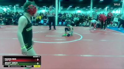 68 lbs Round 3 (10 Team) - Brody Girch, Finger Lakes Elite vs Mason Reis, ACES