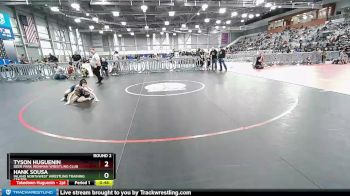 66-67 lbs Round 2 - Tyson Huguenin, Deer Park Ironman Wrestling Club vs Hank Sousa, Inland Northwest Wrestling Training Center