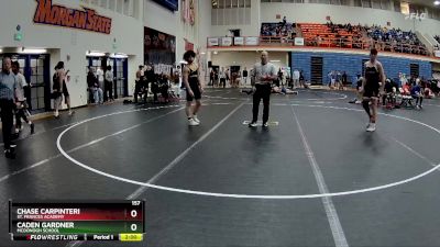 157 lbs Champ. Round 1 - Caden Gardner, McDonogh School vs Chase Carpinteri, St. Frances Academy