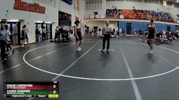 157 lbs Champ. Round 1 - Caden Gardner, McDonogh School vs Chase Carpinteri, St. Frances Academy