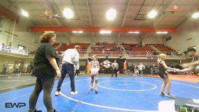 150-215 lbs Rr Rnd 3 - Kaedynce Kirkes, McAlester Youth Wrestling vs Madison Derryberry, Viking Wrestling Club