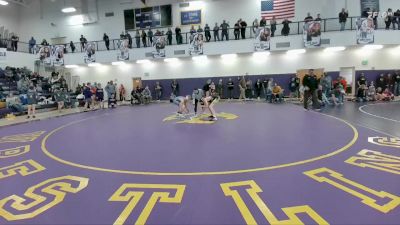 105 lbs 1st Place Match - Fischer Lewis, Thermopolis vs Hudson Moore, Rocky Mountain