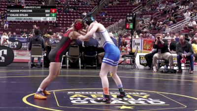 118 lbs First Round - Alexis Foscone, Schuylkill Valley-G vs Chloe Stiles, United-G