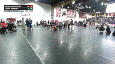 138 lbs Cons. Round 3 - Malakhy Rodriguez, Long Beach Wilson vs Adrian Martinez, Oak Hills