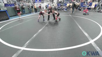 55 lbs Quarterfinal - Sawyer Simpson, Salina Wrestling Club vs Knox Perkins, Tahlequah Wrestling Club