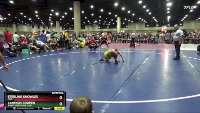 65 lbs Semifinal - Campion Cooper, Rabbit Wrestling Club vs Sterling Knowles, PWC