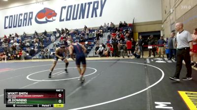 149 lbs Quarterfinal - Jr Downing, Corban University vs Wyatt Smith, Southwestern Oregon Community College