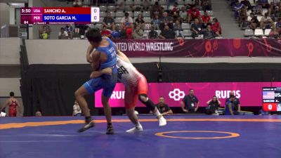 72 kg Round 3 - Alejandro Sancho, USA vs Nilton Soto, PER
