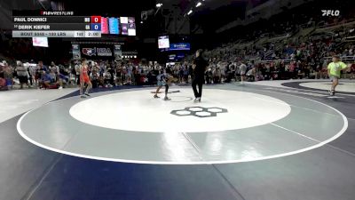 100 lbs Champ. Rd Of 128 - Paul Donnici, MO vs Derik Kiefer, GA