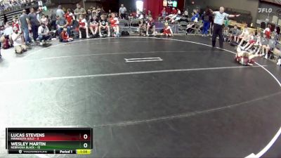 75 lbs Round 5 (6 Team) - Lucas Stevens, Minnesota Gold vs Wesley Martin, Nebraska Black