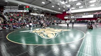 120 lbs 7th Place Match - Gabriel Northrup, College Park vs Tristan Bartonico, Liberty