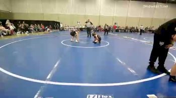 75 lbs Rr Rnd 3 - Ella Brunson, Mojo Grappling Academy Girls vs Bailey Copeland, Oklahoma Twister Sisters