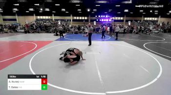 190 lbs Round Of 32 - Alexander Nunez, Nunez Wrestling vs Trevyn Gates, The Grove