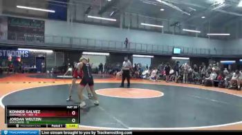 132 lbs Round 3 (6 Team) - Konner Galvez, Assassins WC - Red vs Jordan Weltzin, Beach Bums