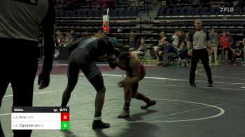 165 lbs Consolation - Josh Kim, Harvard vs Joshua Ogunsanya, Columbia