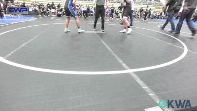 160 lbs Round Of 16 - Daegen Gwinn, Pawhuska Elks Takedown vs Miguel Bryson, Hennessey Takedown Club