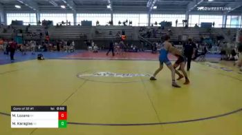 120 lbs Consolation - Miguel Lozano, NY vs Matthew Karagias, NC