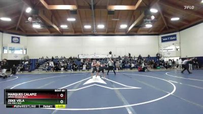 125 lbs Cons. Round 3 - Marques Calapiz, Simon Fraser (B.C.) vs Zeke Vela, Cal Poly SLO