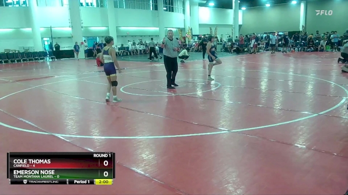 113 lbs Round 1 (10 Team) - Cole Thomas, Canfield vs Emerson Nose, Team ...