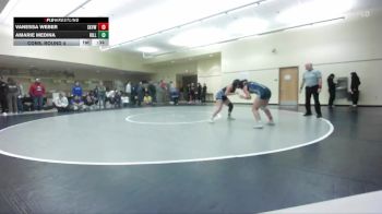 135lbs Cons. Round 4 - Vanessa Weber, Skyview (Girls) vs Amarie Medina, Hillsboro (Girls)