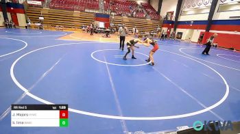 92 lbs Rr Rnd 5 - Jadyn Majors, Hilldale Youth Wrestling Club vs Bobby Lima, Broken Arrow Wrestling Club