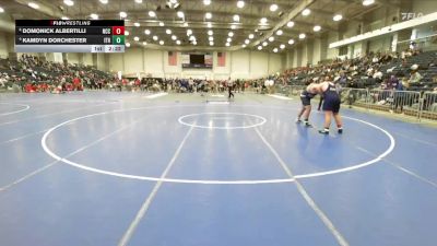 285 lbs Quarterfinal - Domonick Albertilli, Nassau Community College vs Kamdyn Dorchester, Ithaca