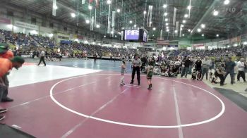 49 lbs Round Of 16 - Colter Kroskob, PVBC Warriors vs Adam Medeles, Adams City WC