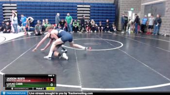 158 lbs Cons. Round 3 - Lucas Carr, Jet House vs Jaxson Rosti, Middleton Wrestling Club