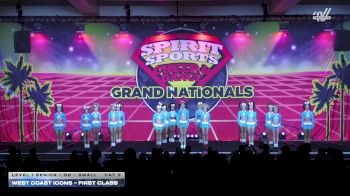 West Coast Icons - First Class [2026 L1 Senior - D2 - Small Day 3] 2026 Spirit Sports Grand Nationals