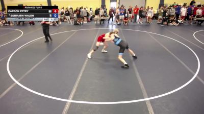126 lbs Cons. Round 5 - Carson Petry, MN vs Benjamin Walsh, IA